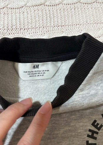 5 Yaş Beden Gri Renkli Erkek Çocuk Sweatshirt