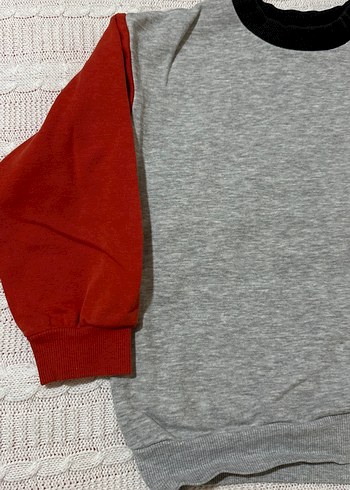 H&M Gri Renkli Erkek Çocuk Sweatshirt
