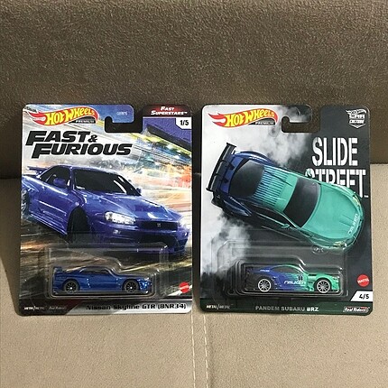 Hot Wheels Premium Nissan Skyline GTR R34 Subaru Pandem BRZ Lot