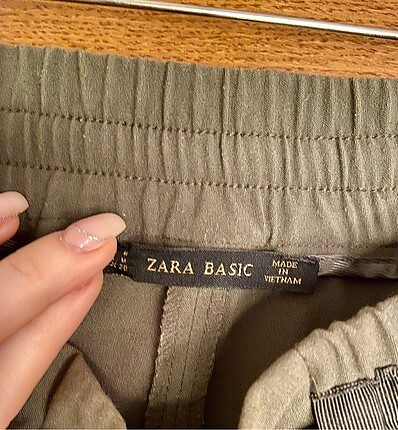 Zara Haki Yeşil Zara Pantolon