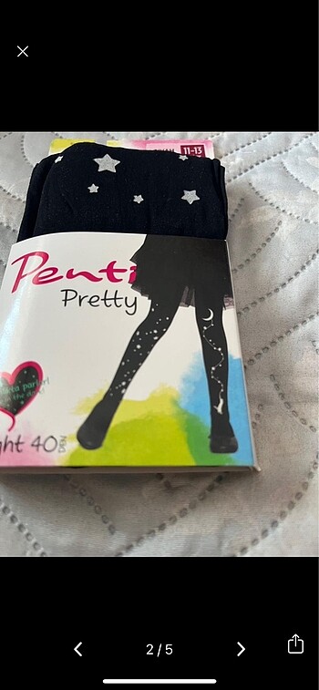 11-13 yas icin penti kulotlu corap - Görsel 2