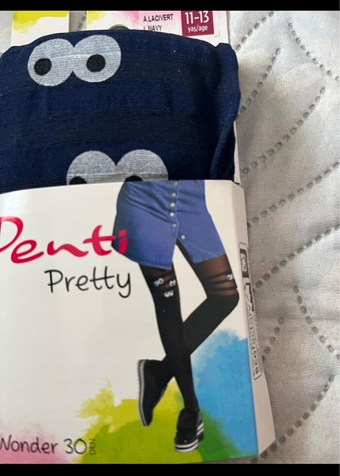 11-13 yas icin penti kulotlu corap - Görsel 5