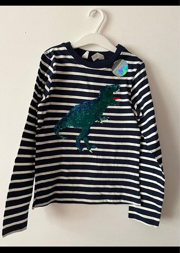 Orjinal marka 6-8 yas icin uzun kollu tisort - Görsel 4