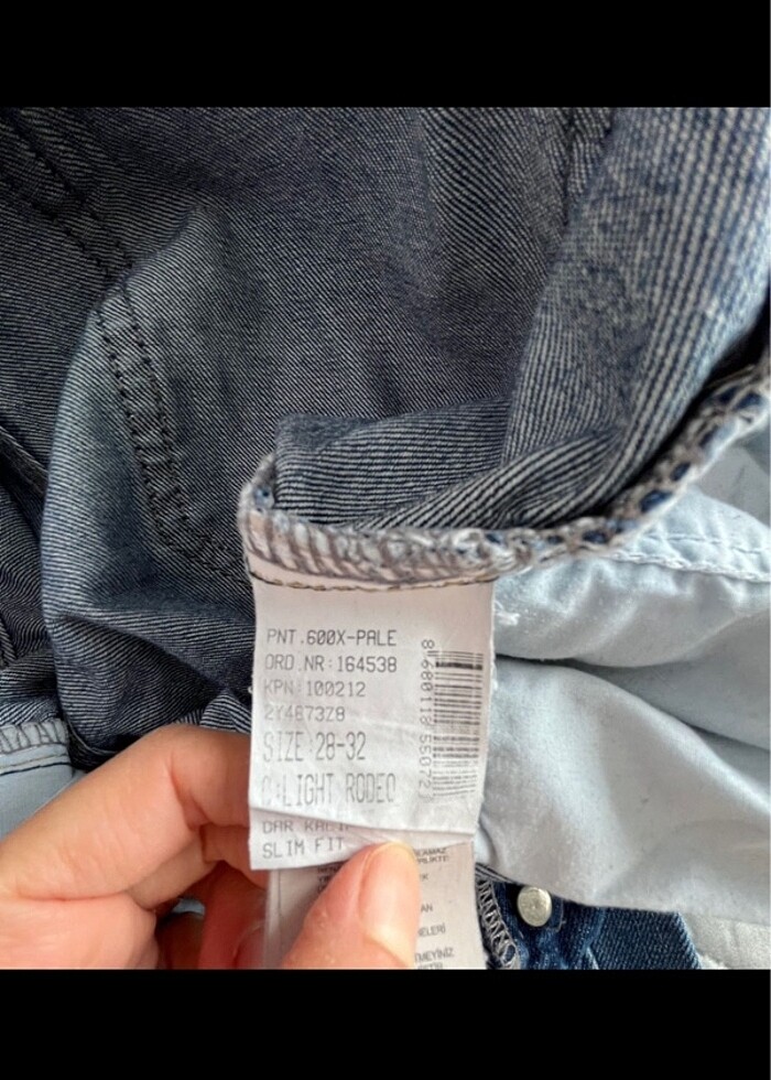 28/32 beden erkek jean pantolon - Görsel 4