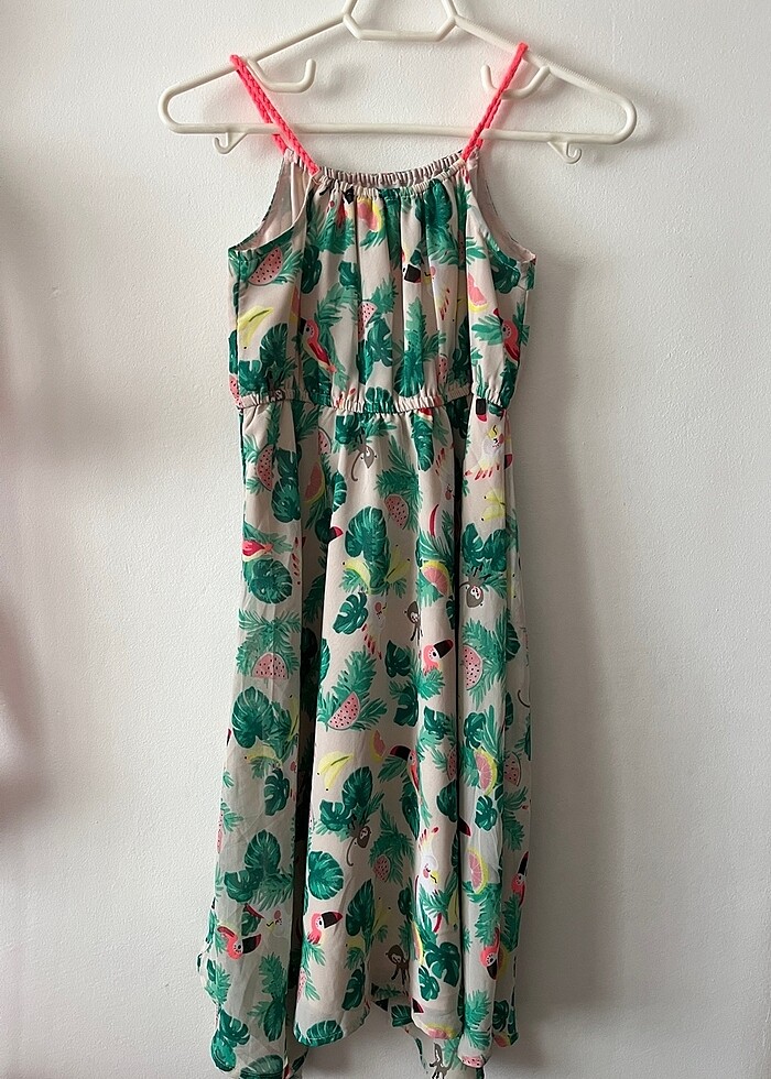 7-8 yas icin h&m sifon elbise - Görsel 3