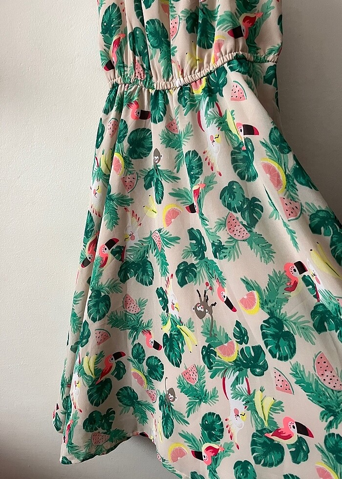 7-8 yas icin h&m sifon elbise - Görsel 2