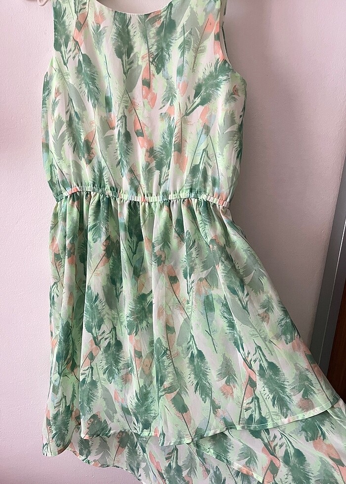 12-13 yas icin h&m sifon elbise - Görsel 2