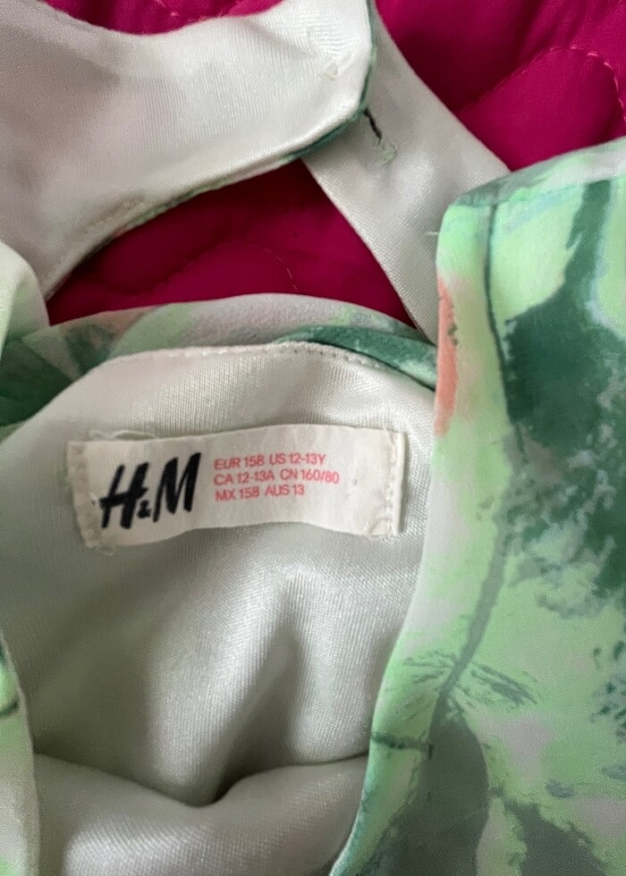 12-13 yas icin h&m sifon elbise - Görsel 5