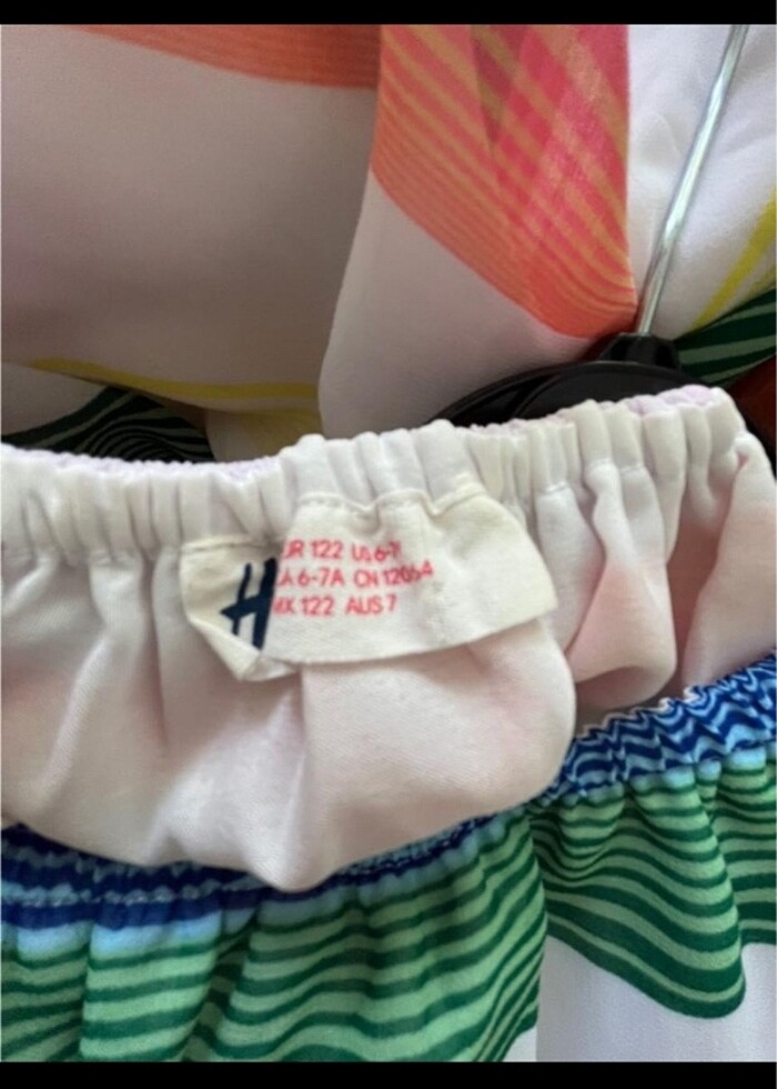 6-7 yas icin h&m sifon elbise - Görsel 4