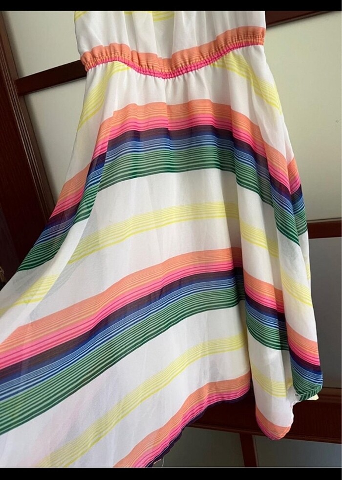 6-7 yas icin h&m sifon elbise - Görsel 2