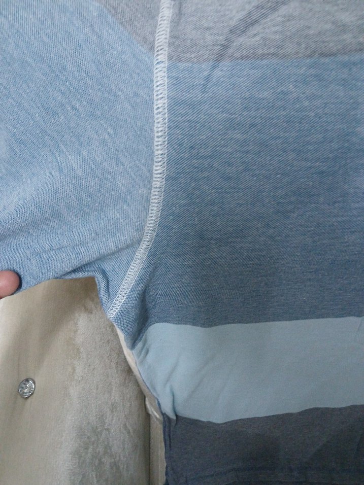 mavi Erkek Kısa Kollu Polo Tişört - Görsel 4