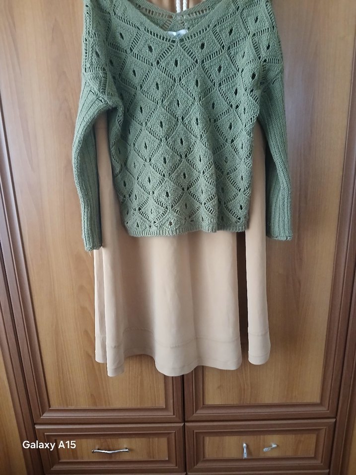 Bej Uzun Kadın Etek - Görsel 2