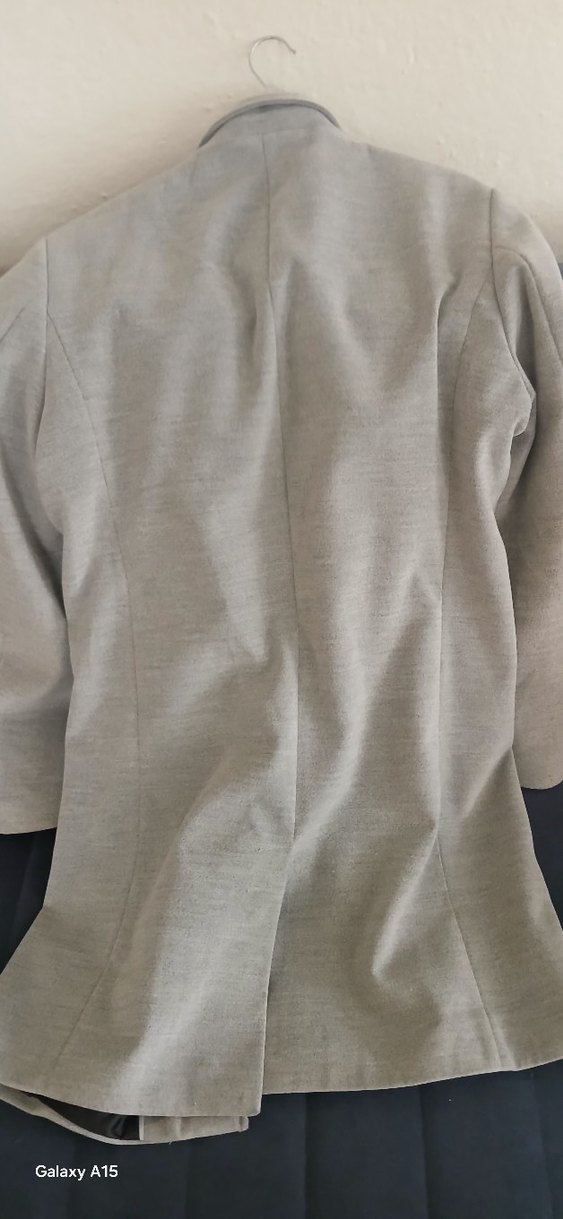 Gri Erkek Midi Uzunlukta Düğmeli Ceket - Görsel 4