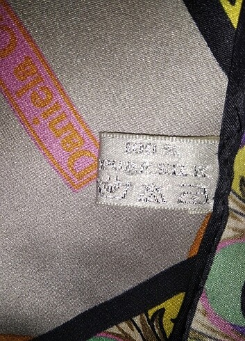 Daniela çiçarelli marka İpek eşarp - Görsel 6