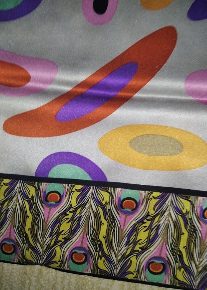 Daniela çiçarelli marka İpek eşarp - Görsel 3