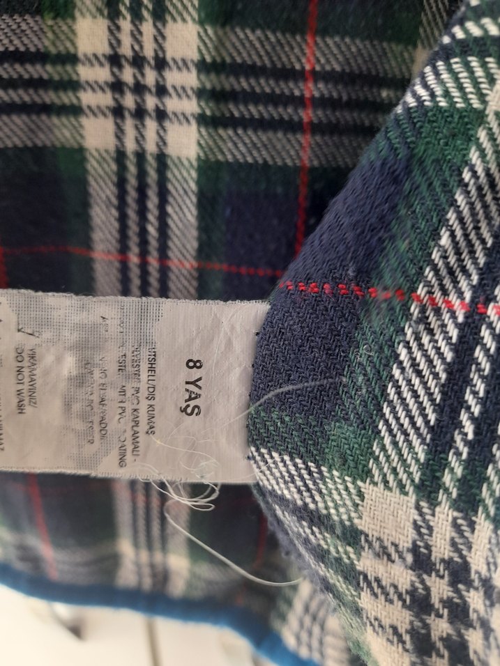 Erkek Çocuk Mavi Kapüşonlu Fermuarlı Yelek - Görsel 4