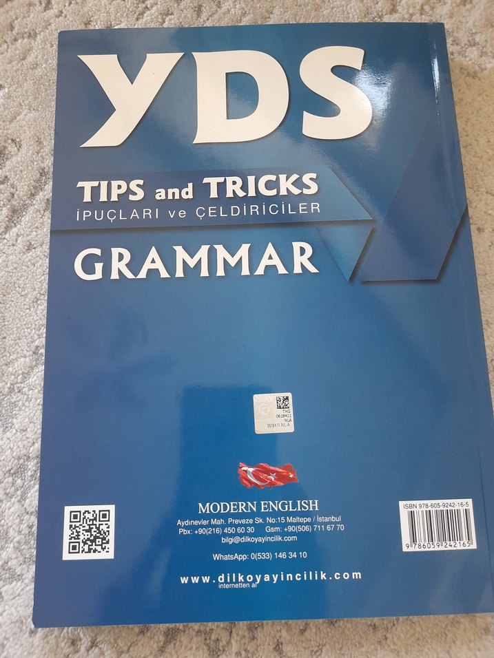 YDS Grammar Tips and Tricks Sınav Hazırlık Kitabı - Görsel 2