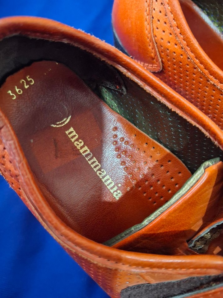 Parlak Kiremit renk kadın Bağcıklar - Görsel 2