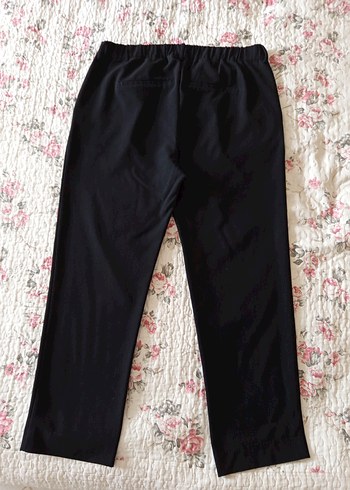 LC Waikiki Siyah Pilili Kadın Kumaş Pantolon