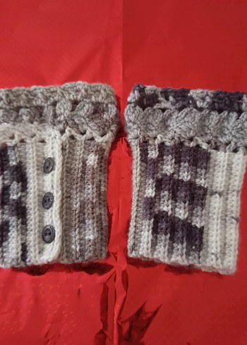 Sevgiliye Hediye Örgü Bere ve Aksesuar Seti - Görsel 3