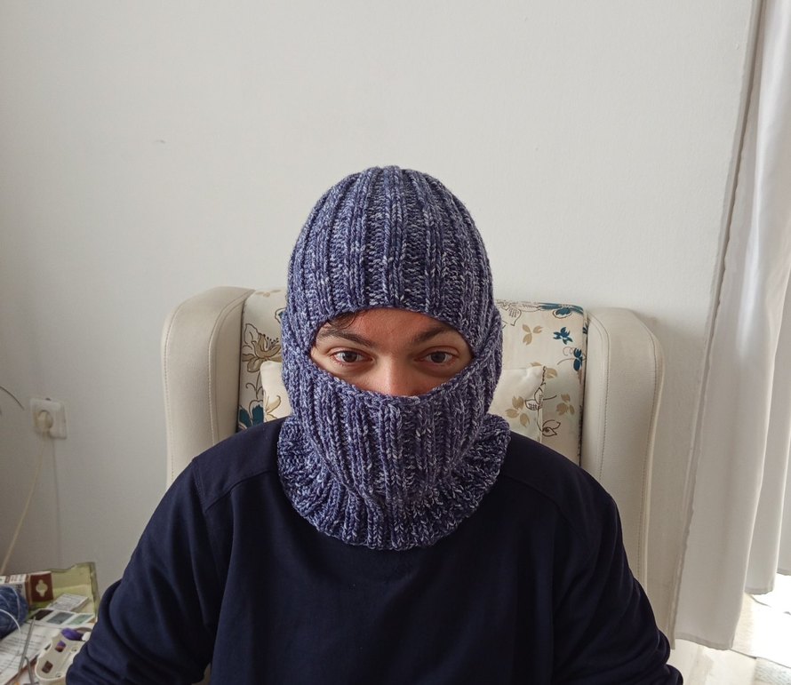 Örgü Erkek Bere&Boyunluk - Görsel 2