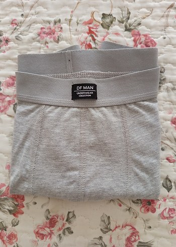 Defacto Gri Erkek Boxer Midi Boy Rahat Kesim