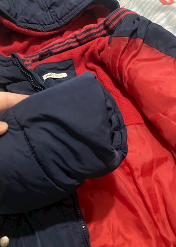 6 Yaş Beden mavi Renk Koton erkek çocuk mont