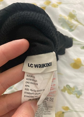 Kız Çocuk Siyah Biker Eldiveni Velcro - Görsel 4