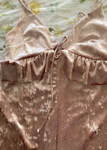 Bershka kadife mini tulum - Görsel 2