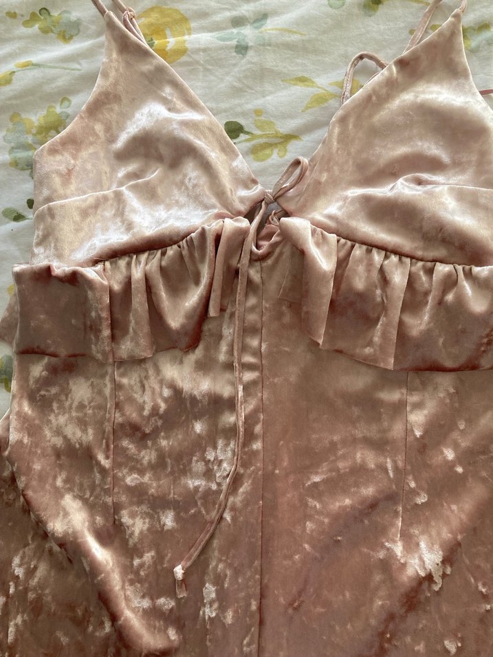 Bershka kadife mini tulum - Görsel 2