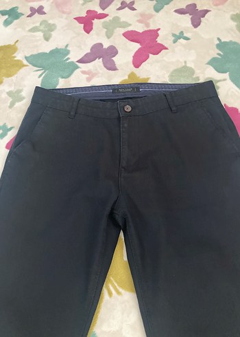 Diğer Erkek Regular Fit Koyu kumaş pantolon