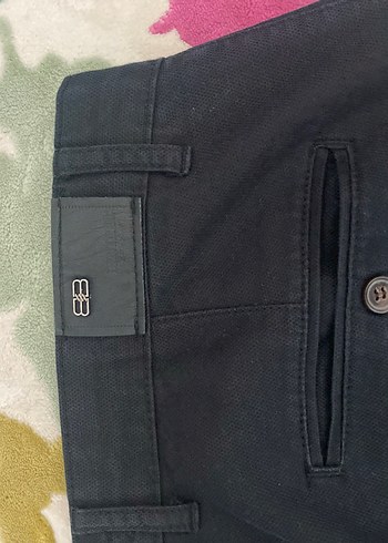 38 Beden Erkek Regular Fit Koyu kumaş pantolon