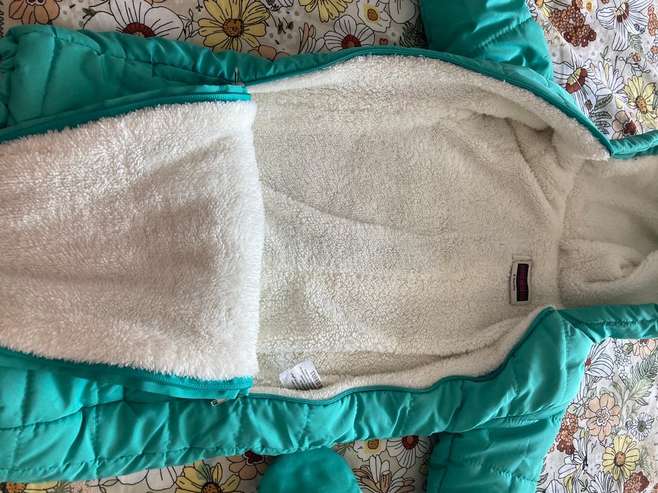 Kürk Detaylı Turkuaz Bebek Tulumu - Görsel 3