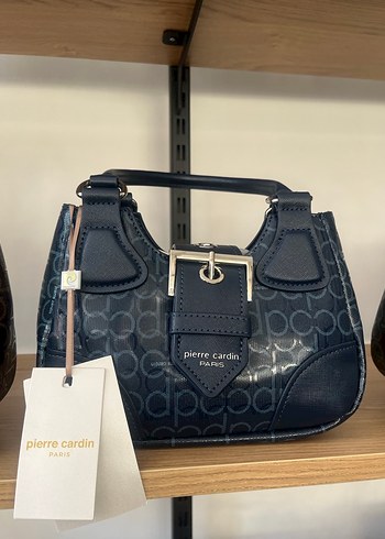 Pierre Cardin Pierre Cardin Siyah Desenli Deri Kadın Çanta