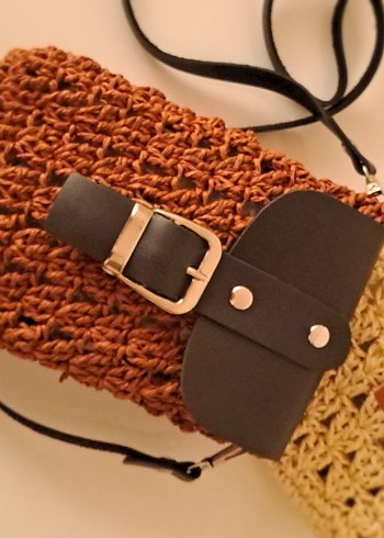 Beden Bohem Örgü Kadın Çapraz Çanta Telefon çantası