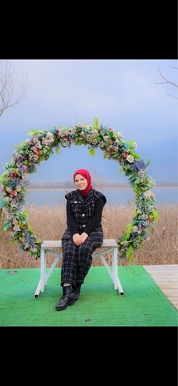 Siyah yelek tunik