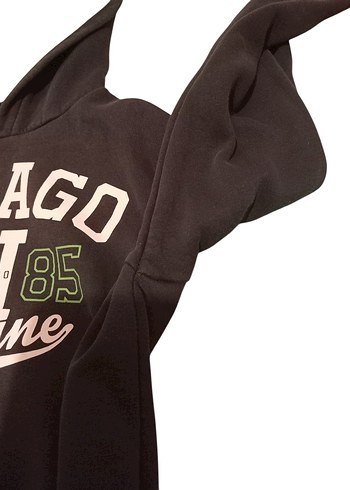 LCWaikiki Lacivert 10 11 yaş Erkek Çocuk kapşonlu  Sweatshirt - Görsel 3