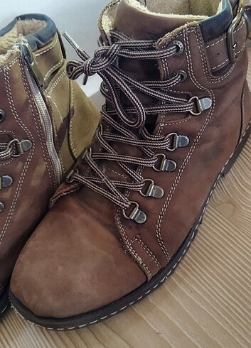 Kinetix marka 37 numara kahverengi erkek çocuk süet ayakkabı bot - Görsel 5
