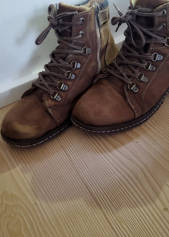 Kinetix marka 37 numara kahverengi erkek çocuk süet ayakkabı bot - Görsel 2