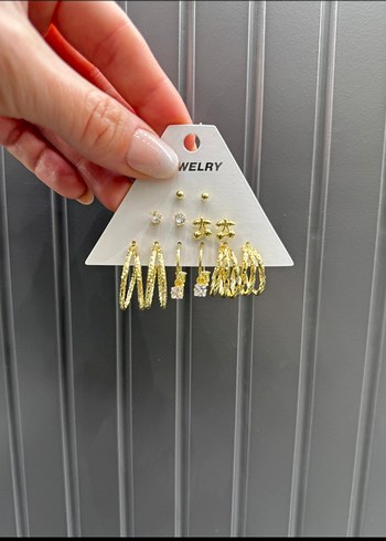 Kadın Küpe Seti çeşitleri çeliksevgililer günü için - Görsel 2