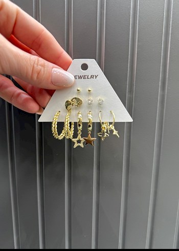 Kadın Küpe Seti çeşitleri çeliksevgililer günü için - Görsel 10