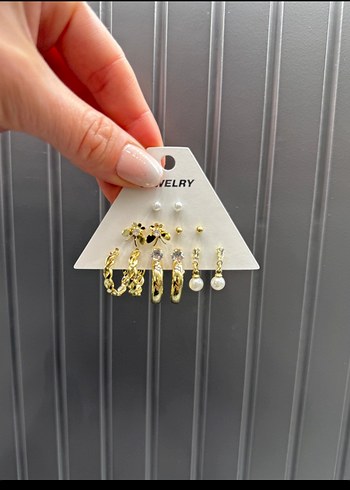 Kadın Küpe Seti çeşitleri çeliksevgililer günü için - Görsel 7