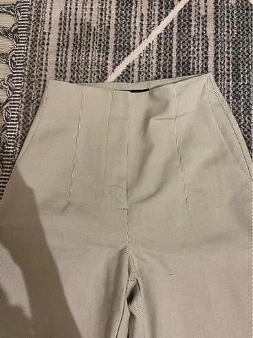 Kumaş pantalon krem