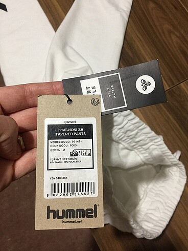 m Beden beyaz Renk HUMMEL bayan eşofman altı