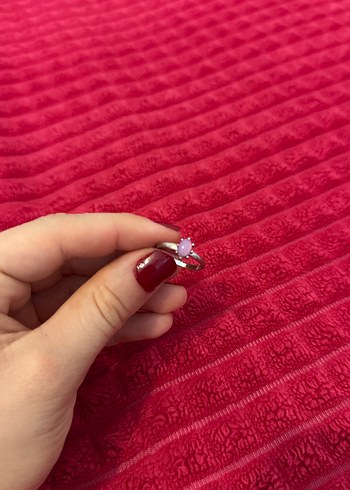 Accessorize Pembe Parlak Taşlı Kadın Yüzük