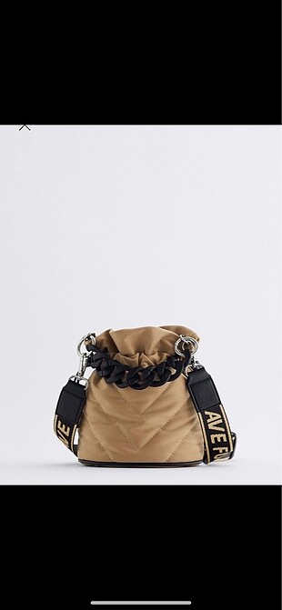 Zara camel çanta