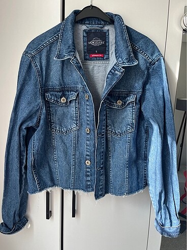 Crop oversize kot ceket