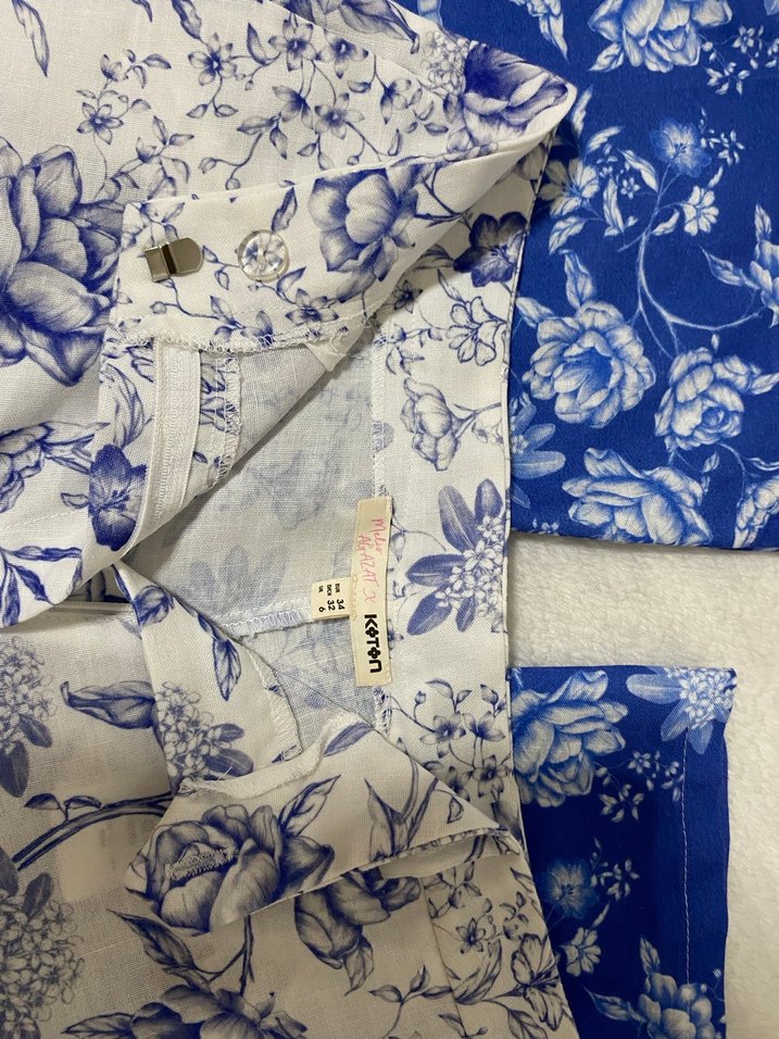 cicek desenli pantolon - Görsel 3