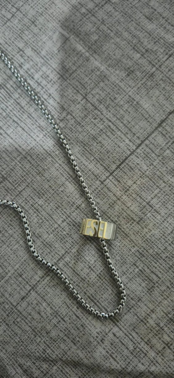 Diesel Gri Erkek Kolye - Görsel 3