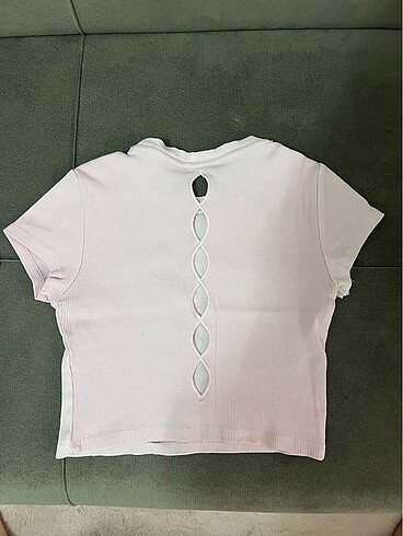 Bershka Desenli crop
